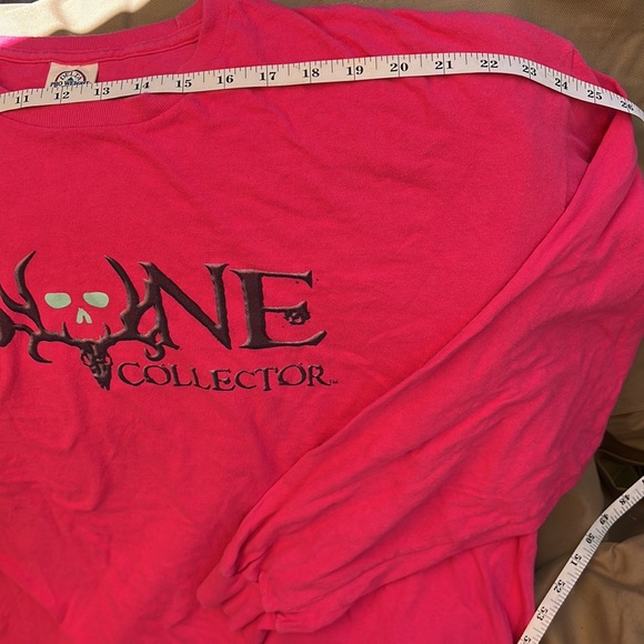 Bone Collector long sleeve Tee Shirt 100% Cotton Hot Pink size 2XL - Picture 8 of 8